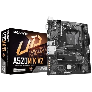 Placa-mãe Gigabyte A520M - AMD Ryzen AM4