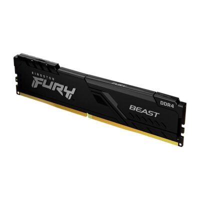 Memória RAM Kingston Fury Beast, 8GB, 3200MHz, DDR4, CL16, Preto