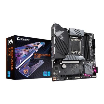 Placa Mãe Gigabyte B760M AORUS ELITE (rev. 1.0), LGA 1700, DDR5 - Imagem 4
