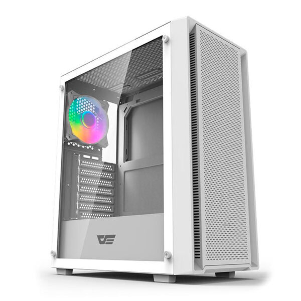 Gabinete Gamer 4 Fans RGB Mid Tower - Branco