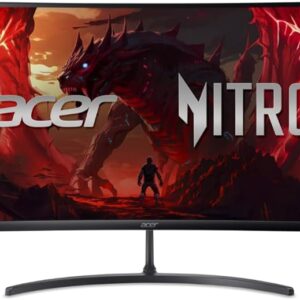 Monitor Gamer Nitro series ED273 Hbmiix curvo Preto LED VA de 27” FHD 100Hz com HDR10 AMD FreeSync, HDMI, VGA Game Mode
