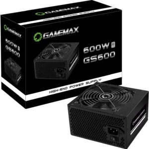 Fonte Gamemax Gs600 600w 80 Plus White Pfc Ativo