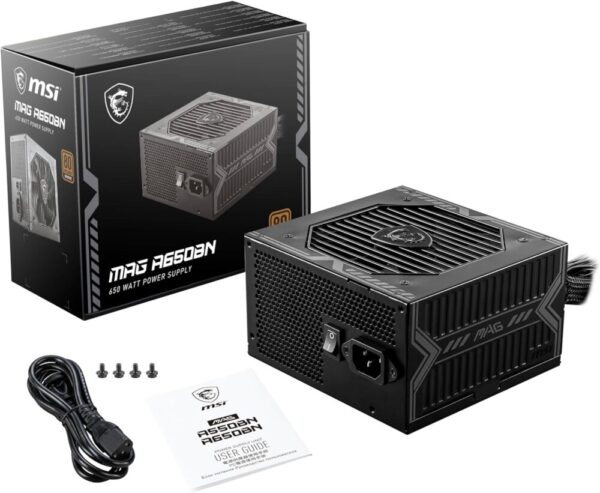 Fonte de Alimentação MSI MAG A650BN - 650W, 80 Plus, Bronze, PFC Ativo - Image 2