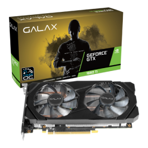 Placa de Vídeo Galax NVIDIA GeForce GTX 1660 Ti (1-Click OC) Dual, 6GB GDDR6, 192Bit
