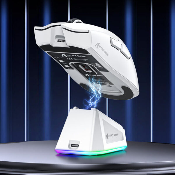 Attack Shark X11 Wireless Gaming Mouse with Charging Dock - Image 3
