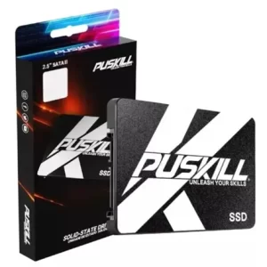 SSD SATA PUSKILL 256GB, 6GB/S, LEITURA 550MB/S, GRAVACAO 480MB/S