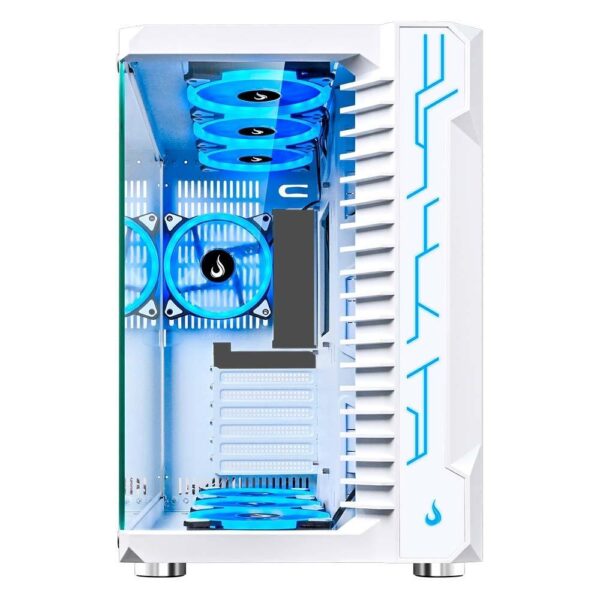 Gabinete Gamer Aquario Mode Galaxy Glass, Mid Tower ATX e M-ATX, Lateral e Frontal em Vidro Temperado, Branco - Image 2