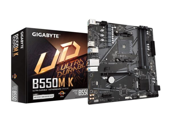Placa Mãe Gigabyte B550M K AM4 Ddr4 Micro Atx