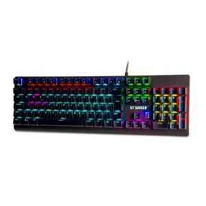 Teclado Gamer Mecânico com LED, RGB, Anti Ghosting e Red Switch