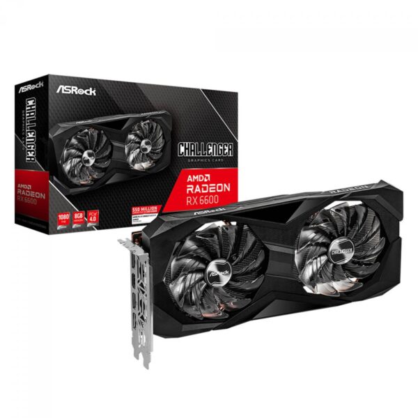 Rx6600 Asrock Dual Fan Preta