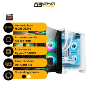 PG G3 Ryzen 7 5700x + RX6600 8G