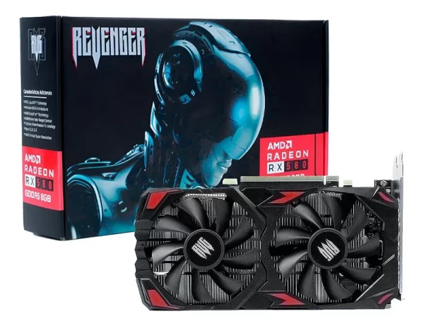 PLACA DE VIDEO RX580 8GB REVENGE