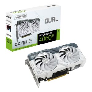 Placa de Video ASUS Dual GeForce RTX™ 4060 Ti White OC Edition 8GB GDDR6
