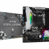 Placa Mãe ASRock B450M Steel Legend, AMD AM4, mATX, DDR4