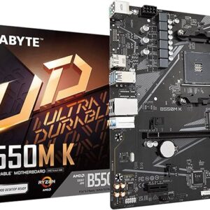 Placa-mãe Gigabyte B550M K V2 - AMD AM4 PCIe 4.0