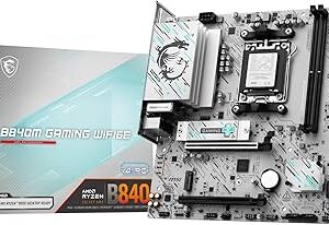 Placa-Mãe MSI B840M Gaming WiFi 6E AM5 DDR5
