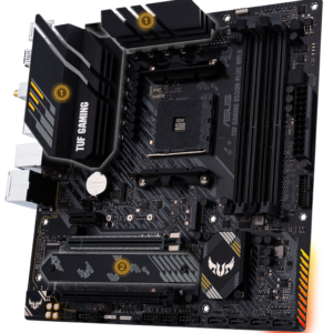 Placa-mãe ASUS TUF B550M-PLUS GAMING II Wi-Fi - AMD AM4