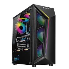 Gabinete Gamer Hayom GB1713 com Fans Inclusos e Vidro Temperado