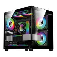 Gabinete Gamer Hayom GB1796 com Fans Inclusos – Vidro Temperado