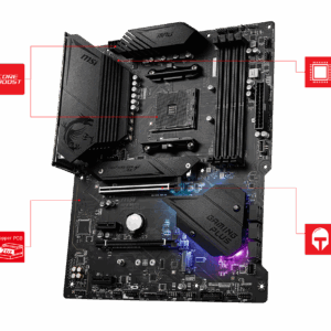 Placa-mãe B550M MSI MAG GAMING PLUS - AMD AM4 PCIe 4.0