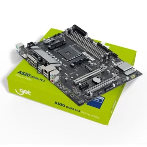 Placa-mãe A520M GT GAMMING 4 SLOT - Compatível com Ryzen